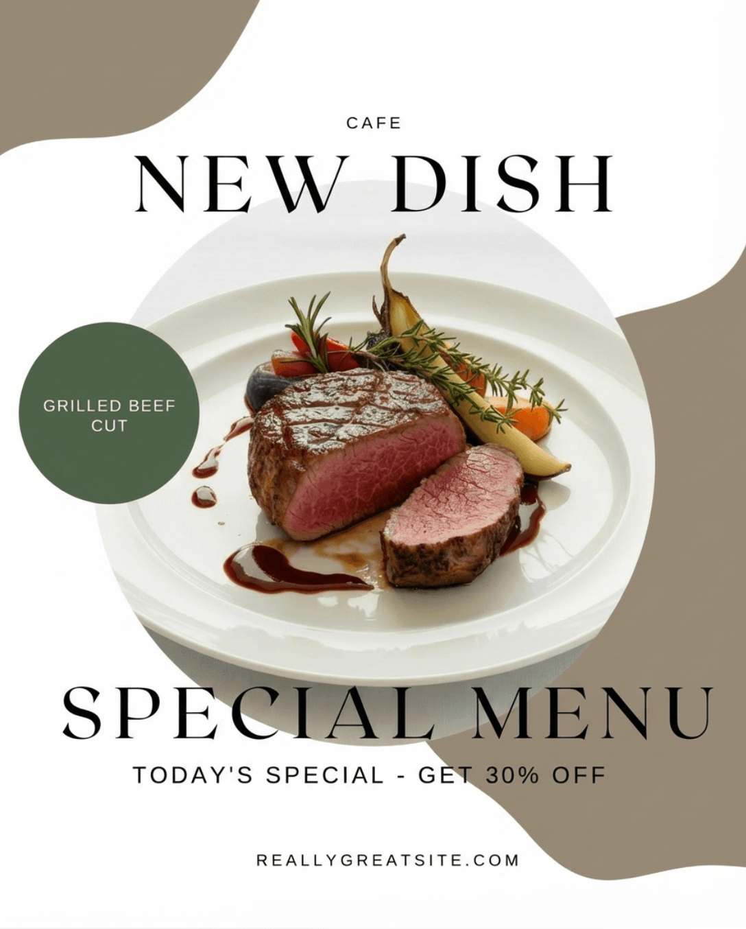 Special Menu — Hospitality social post example